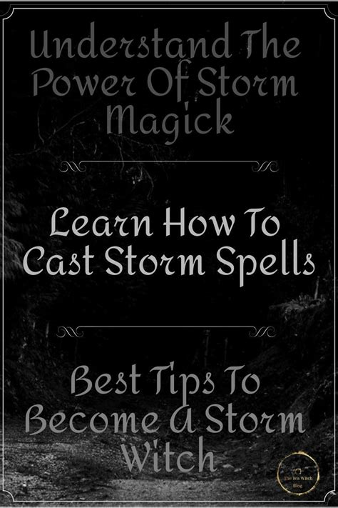 Storm Magick: Using the Power of Thunder and Lightning